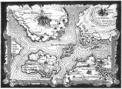 Карта мира Корума